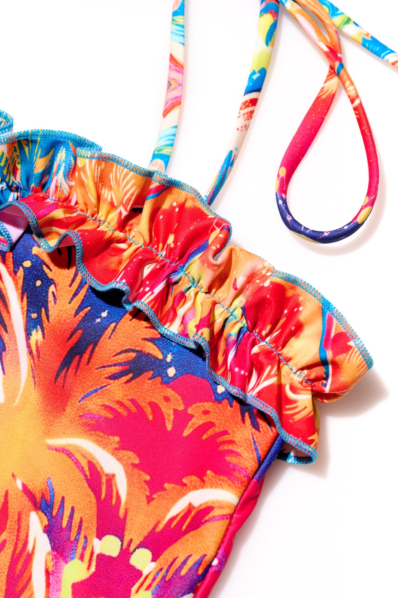 Rainbow Beach Vibes Swimsuit | Tropical Rainbow Beachwear | Shadies